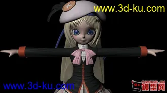 3D打印模型库亚    能美       萝莉         可爱          小女孩的图片