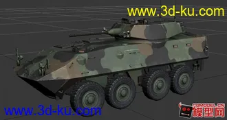 LAV-25 食人鱼装甲车 模型下载 带贴图的图片