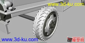 3D打印模型初学的时候做的卡车，供新手学习的图片