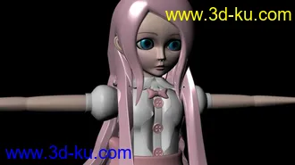 3D打印模型3D   maya   萝莉     美少女     动漫     可爱的图片
