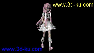 3D打印模型3D   maya   萝莉     美少女     动漫     可爱的图片
