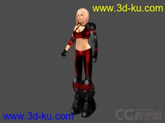 3D打印模型老外弄的的一个游戏人物的图片