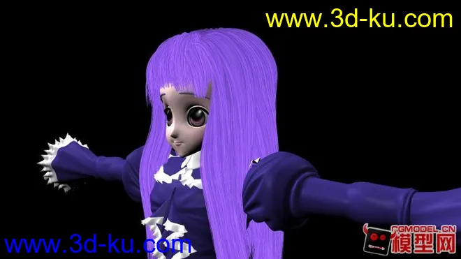 能美   3D   maya   萝莉     美少女     动漫     可爱模型的图片7