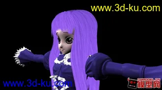 3D打印模型能美   3D   maya   萝莉     美少女     动漫     可爱的图片