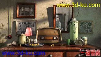 3D打印模型一个小场景的图片