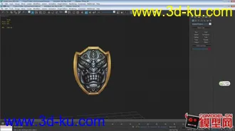 3D打印模型盾牌的图片