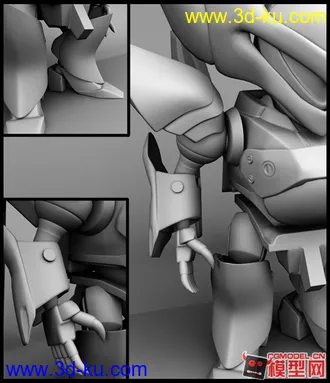 Q版机器人模型的图片