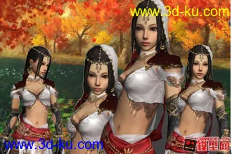 3D打印模型性感美女的图片