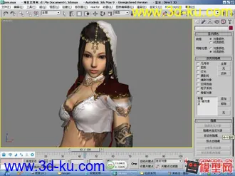 3D打印模型性感美女的图片