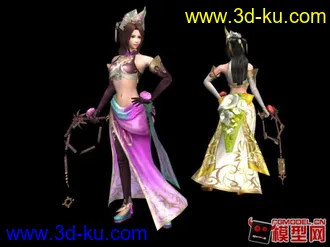 貂蝉模型的图片