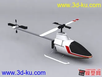 3D打印模型直升机的图片