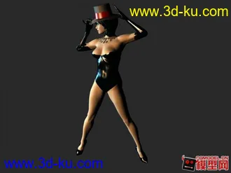 3D打印模型皮衣女舞者的图片