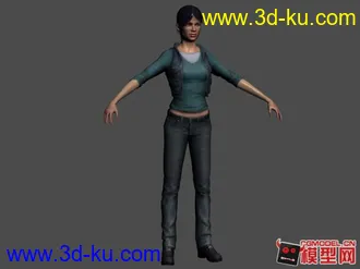 3D打印模型现代女人的图片