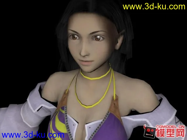 游戏女角色模型的图片3