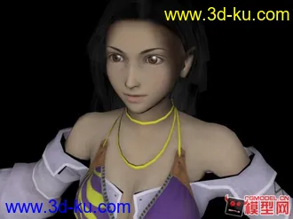 3D打印模型游戏女角色的图片