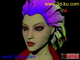 蝙蝠侠里面的毒藤女模型下载的图片