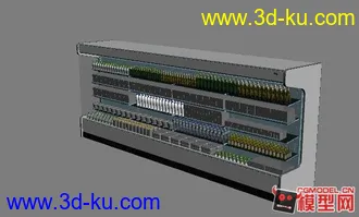 3D打印模型超市货柜的图片