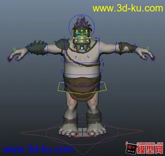 3D打印模型古代蛮族战士01的图片