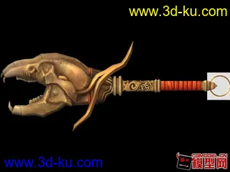 3D打印模型一把武器。换点积分。。的图片