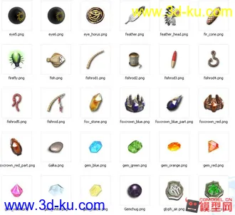 3D打印模型【图腾部落】黄金版图标资源包的图片