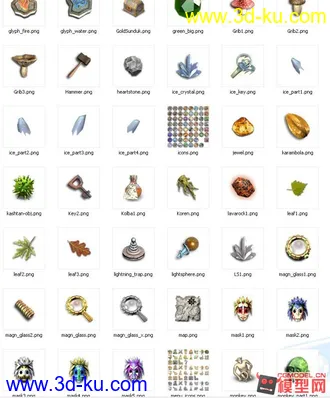 3D打印模型【图腾部落】黄金版图标资源包的图片