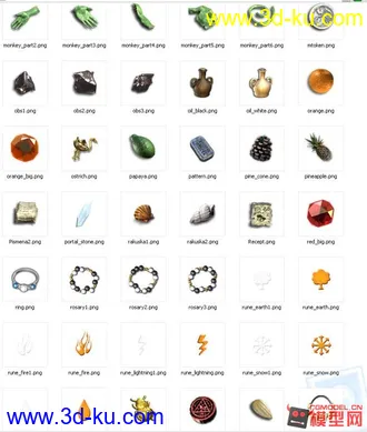 3D打印模型【图腾部落】黄金版图标资源包的图片