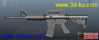 3D打印模型卡宾枪的图片