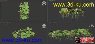 3D打印模型一些荷花.....的图片