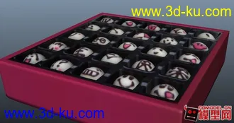 3D打印模型巧克力，女友生日礼物的图片