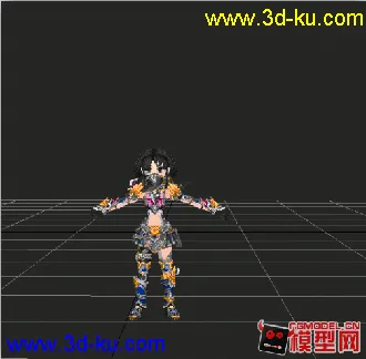 3D打印模型古代风格的古装卡通人物小集锦的图片