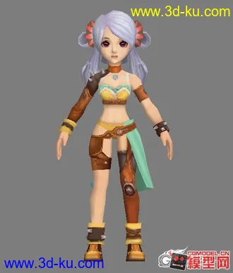 3D打印模型古代风格的古装卡通人物小集锦的图片
