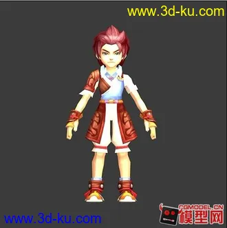 3D打印模型古代风格的古装卡通人物小集锦的图片
