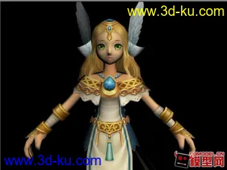 3D打印模型古代风格的古装卡通人物小集锦的图片