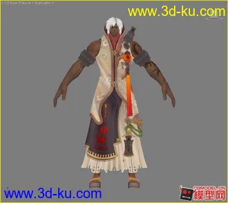 3D打印模型古代风格的古装卡通人物小集锦的图片