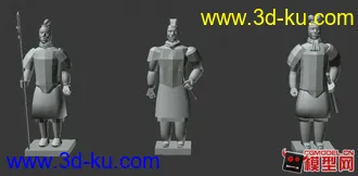 3D打印模型兵马俑的图片