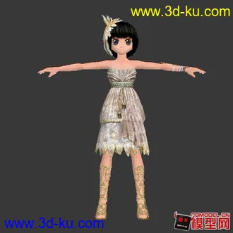 3D打印模型卡通小萝莉们的图片