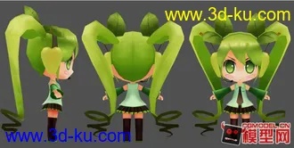 3D打印模型卡通小萝莉们的图片