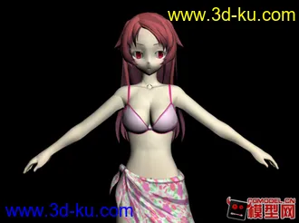 3D打印模型现代卡通美女们的图片