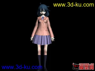 3D打印模型现代卡通美女们的图片