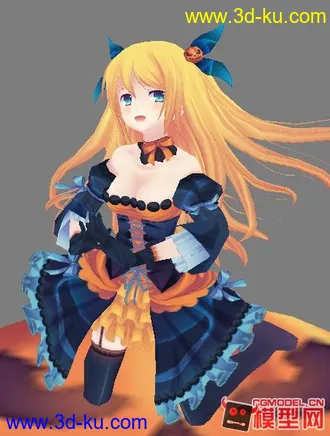 3D打印模型现代卡通美女们的图片
