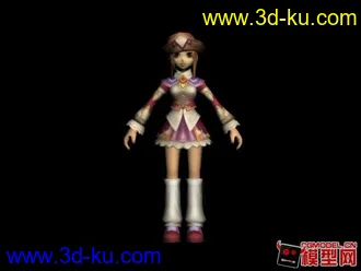 3D打印模型现代卡通美女们的图片