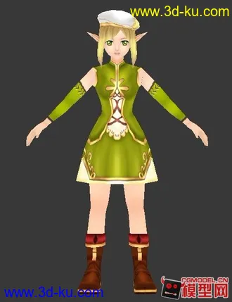 3D打印模型现代卡通美女们的图片