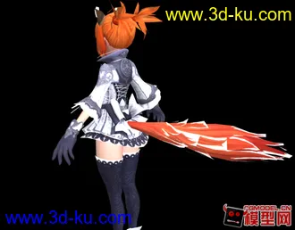 3D打印模型现代卡通美女们的图片