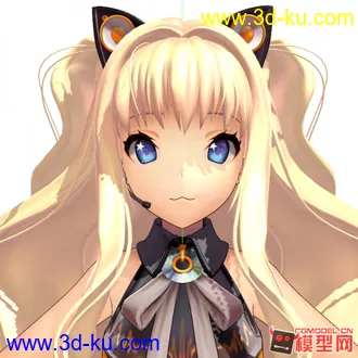 3D打印模型现代卡通美女们的图片