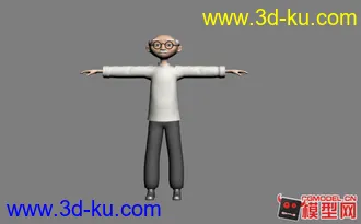 3D打印模型几个经典卡通男的图片