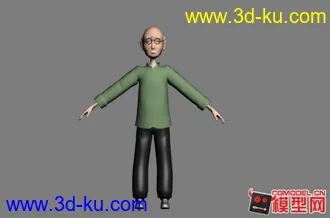 3D打印模型几个经典卡通男的图片