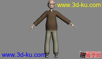 3D打印模型几个经典卡通男的图片