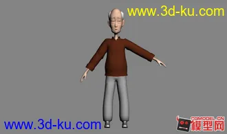 3D打印模型几个经典卡通男的图片