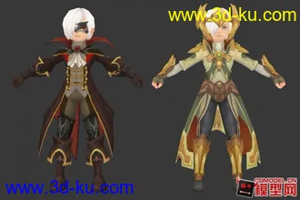 3D打印模型几个经典卡通男的图片