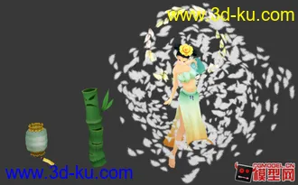 3D打印模型武侠风格怪物小集锦的图片